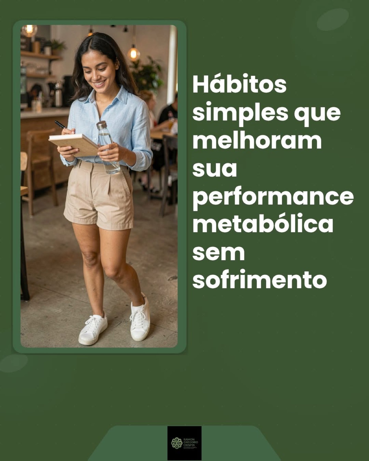 Post sobre hábitos para performance metabólica